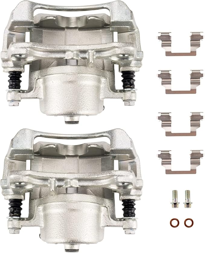 Torchbeam Front Brake Calipers Set for Chevrolet 2004-2012 Malibu, Pontiac 2005-2010 G6, Saturn 2007-2009 Aura, Front Left and Front Right Calipers Replace # 18B4910A+18B4911A