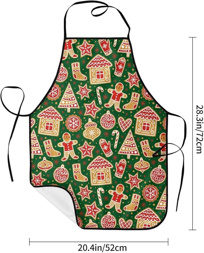 Apron Cooking Chef Work Shop Women Men Baking Decorations Painting Bbq Grilling - Image 6