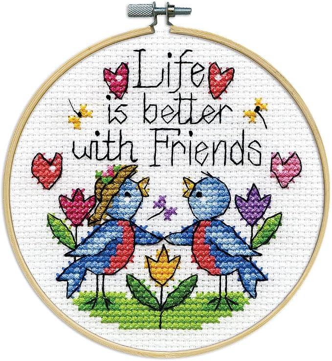 Design Works Crafts Friends Counted Cross Stitch Kit by Design+Works+Crafts