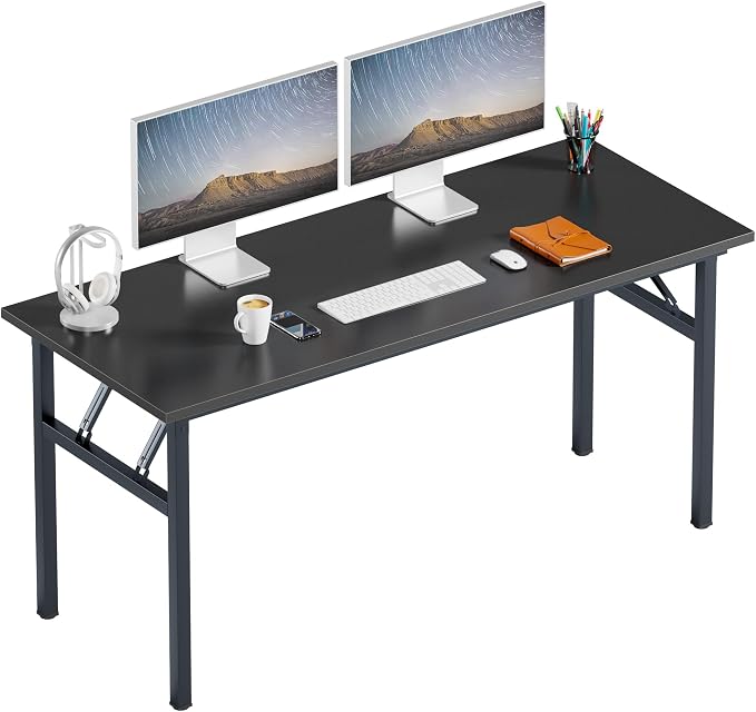 Need Folding Computer Desk, Large 60 inches Folding Table by Need