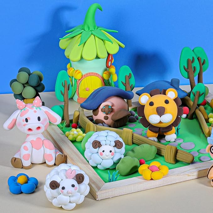Air Dry Clay Kit for Kids – 36 Colors Non-Toxic Soft Modeling Clay Set | - Image 8
