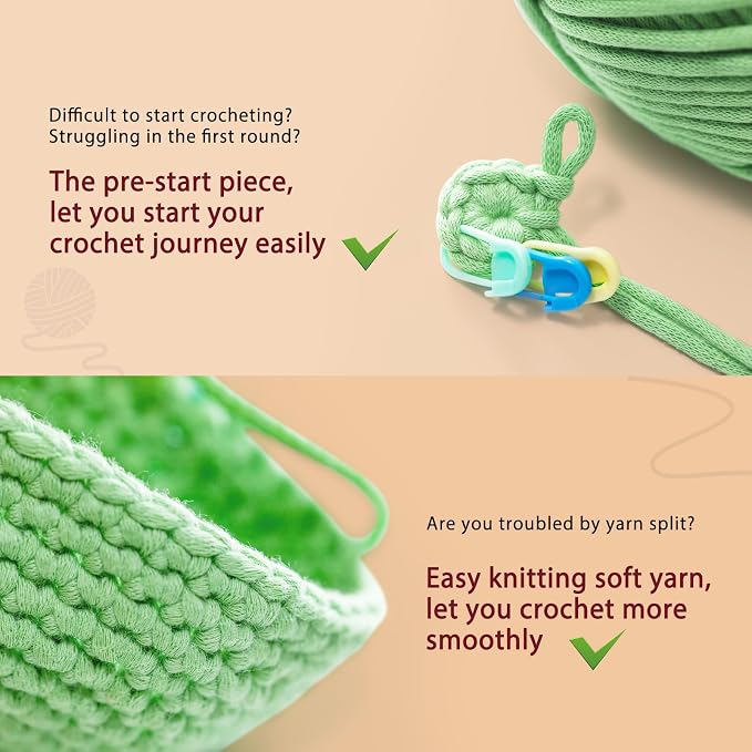 CrochetBox Crochet Kit for Beginners Adults - Image 6