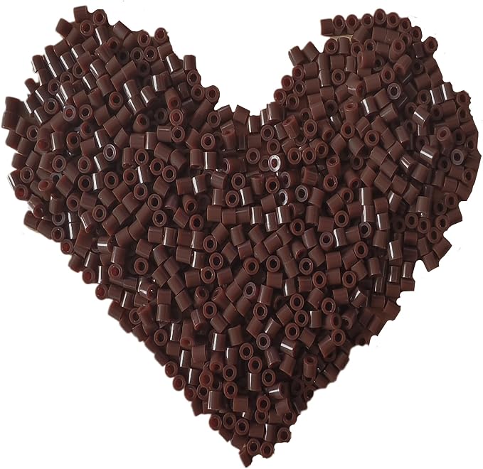 1000 Pcs 5mm Dark Brown B Melting Fuse Beads by Yowamho
