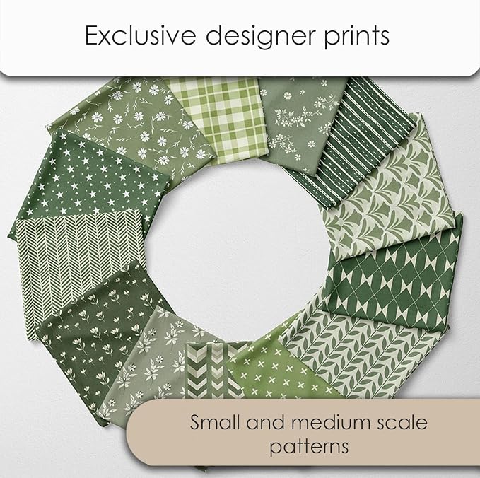 Cotton Satin Patchwork Fabric Panel – 35 Designs, 20×20 cm Squares, Single - Image 3