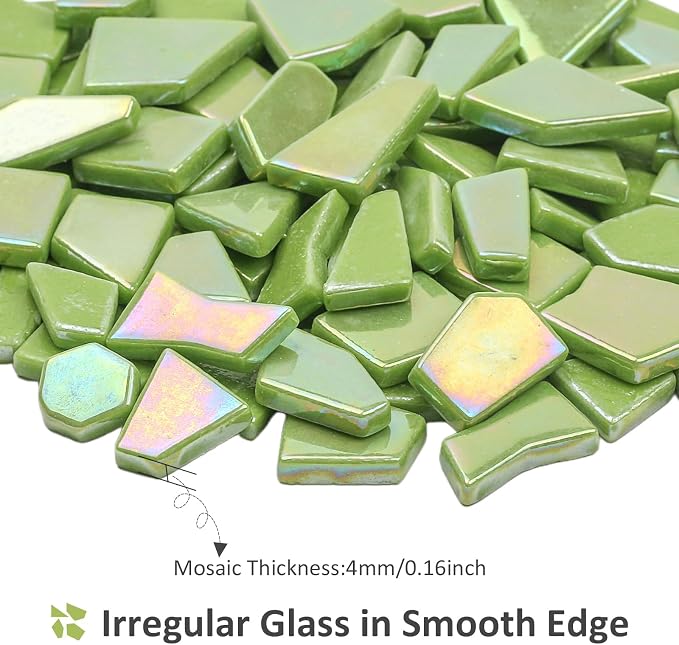 Youway Style Iridescent Glass Mosaic Tiles - Image 6