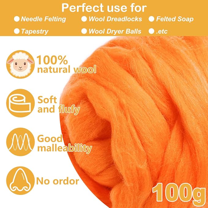FYANER Wool Roving - Image 2