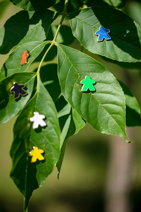 CrowD Games | Meeple Enamel Pins | 7 Set | Lapel Pins - Image 4