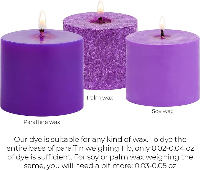 Violet Candle Dye 2oz for Soy Candle Making – Highly Concentrated Candle Wax - Image 5