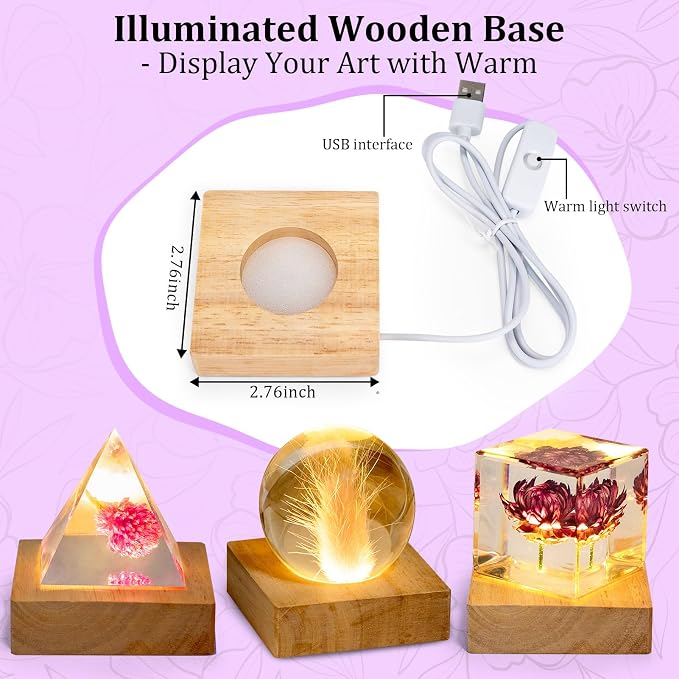 K KERNOWO Epoxy Resin Kit with Light - Image 2