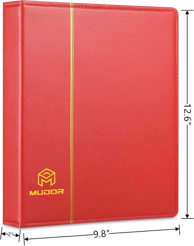 MUDOR 4 Ring Empty Stamp Binder - Image 2