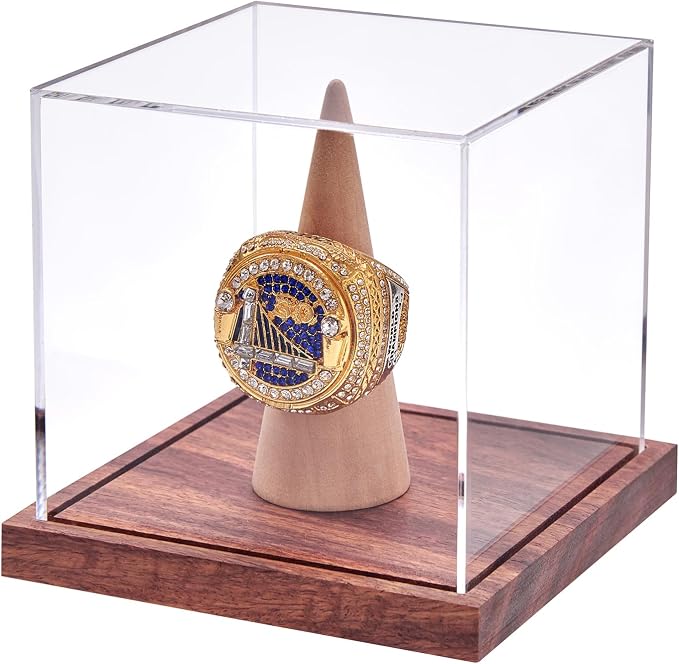 LITY Championship Ring Display Case, No Assembly Required Clear Acrylic Single by Unknown