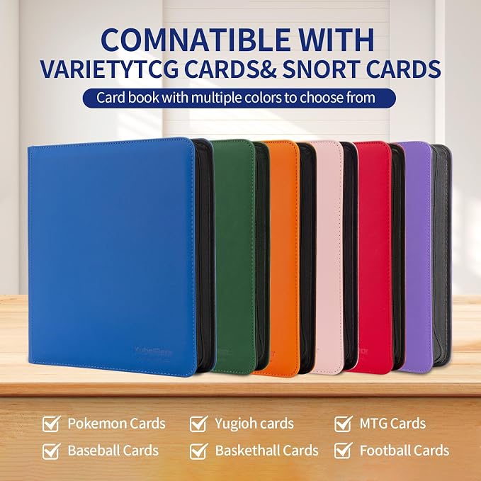 Card Binder – 720 Capacity, Zippered Trading Card Holder - Image 5