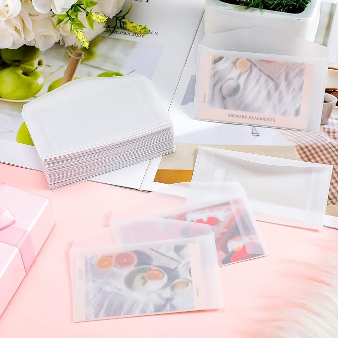 Geyee 200 Pcs Glassine Ticket Envelopes - Image 4