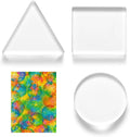 Ripeng 3 Pack Monoprinting Print Plates 3 Inch Small Gel Printing Plates by Ripeng