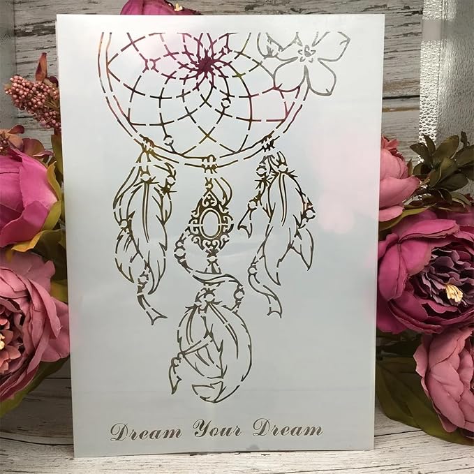 TIAMECH A4 Reusable Your Dream Catcher Stencil - Image 4