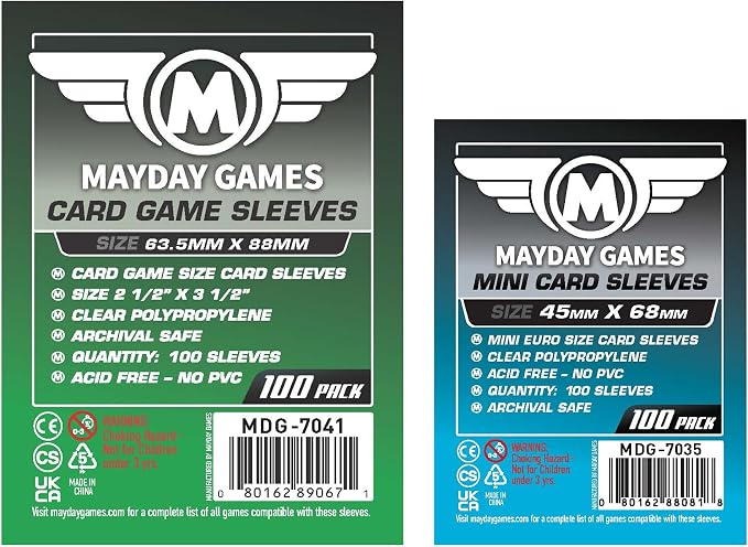 MayDay Game's Ada's Dream Standard Compatible Card Sleeve Bundle by MAYDAYGAMES
