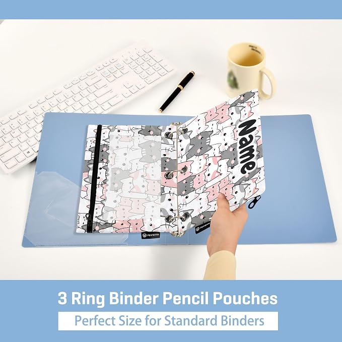 Custom Cute Cats Kittens Pencil Pouch - Image 4