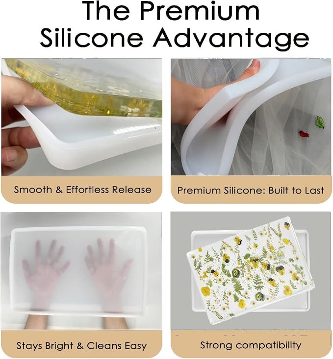 14-inch Extra Large Silicone Tray Mold - Image 4