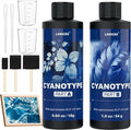 Cyanotype Solution Kit with 7 Tools, Cyanotype Chemicals Sensitizer Set by LARICEO