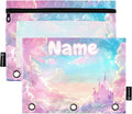 Custom Princess Castle Pink Sky Pencil Pouch by BOENLE-WELCOMEYOURCOMING