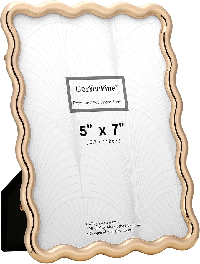 5x7'' Hi-End Zinc Alloy Gold Picture Frame - Image 8