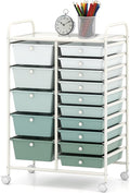 BECOMFORT 15-Drawer Rolling Cart by BECOMFORT