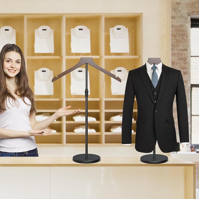 OLV Shirt Display Stand, 18-34 Inch Adjustable Mannequin Stand - Image 4