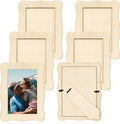 RYKOMO 6 PCS Unfinished Wooden Picture Frames by RYKOMO