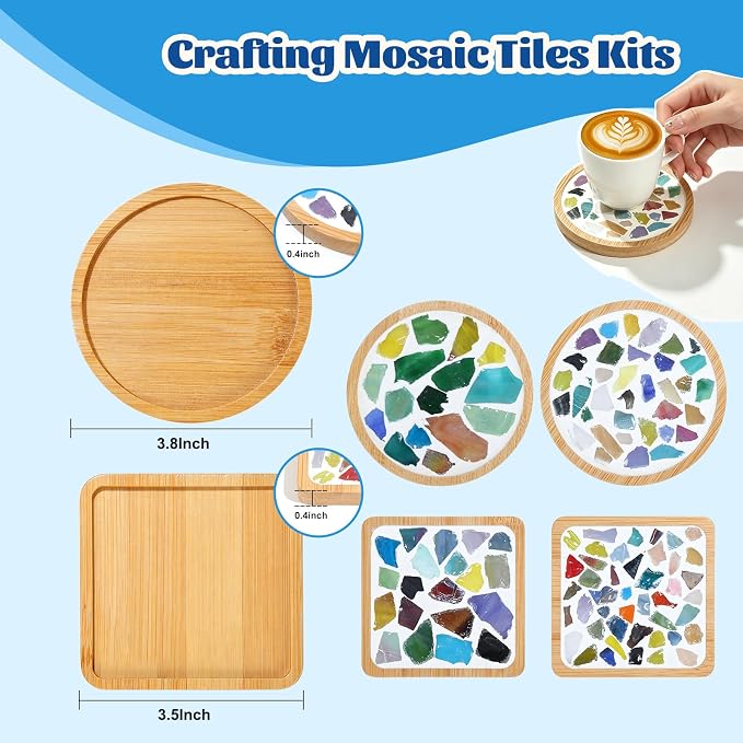 WATHFKCU 4 Sets DIY Mosaic Kits - Image 3