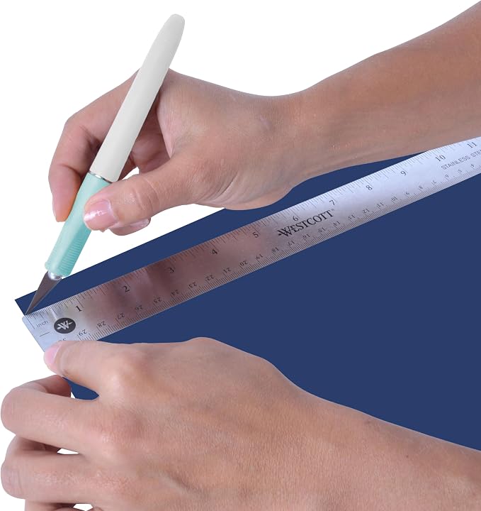 Westcott Precision Hobby Knife for Crafting and DIYs, Includes Four #11 - Image 5
