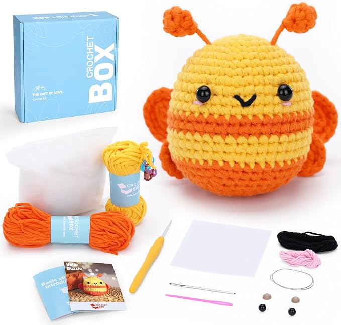 Crochet Kit for Beginners by CROCHETBOX