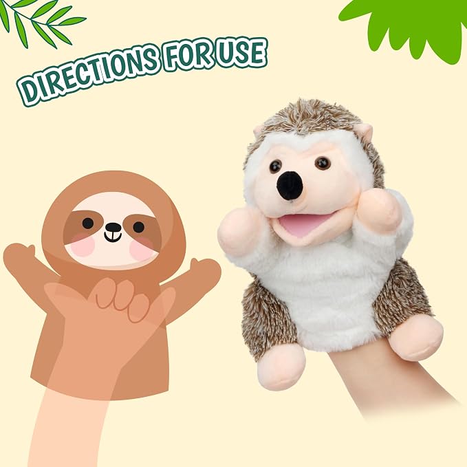 Easfan Hedgehog Hand Puppet - Image 3