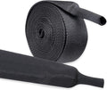 Heat Shrink Braided Sleeving, 2:1 Ratio Shrinkable Fabric Tubing Sleeve Abrasion Protection Cable Wire Sheath (3/4"-25ft)