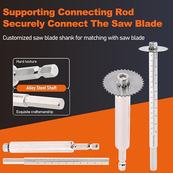 PVC Pipe Internal Cutter Set – 360° Rotating Cutter, adjustable depth gauge - Image 4
