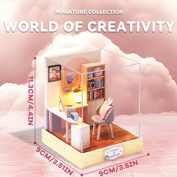 Flever Dollhouse Miniature DIY House Kit Creative Room - Image 2