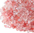 LAIDANLA Watermelon Red 400pcs Natural Chip Stone Beads 5-8mm Healing Crystal by LAIDANLA