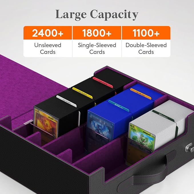 Lifewit Trading Card Storage Box - Image 2