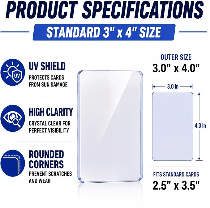 Amzlink® 400 Card Sleeves Toploads - Image 3