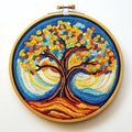 Punch Needle Kits for Beginners Golden Life Tree 20x20cm-1 | Easy for Beginners by Unknown