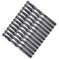 Drill Bit, 29/64" Cutting Diameter, 4241 HSS Nitriding Black 118° Cutting Angle Versatile Jobber Bits - (Applications: for Drilling Plastic Wood Soft Metal), 12-Pieces