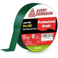 Avery Dennison Electrical Tape, Professional Grade PVC Electric Tape, UL/CSA Listed Insulating Vinyl Tape for Electrical, Repairs, Automotive and Equipment, Pro-36C, ¾ in x 66 ft, Green, 1 Roll