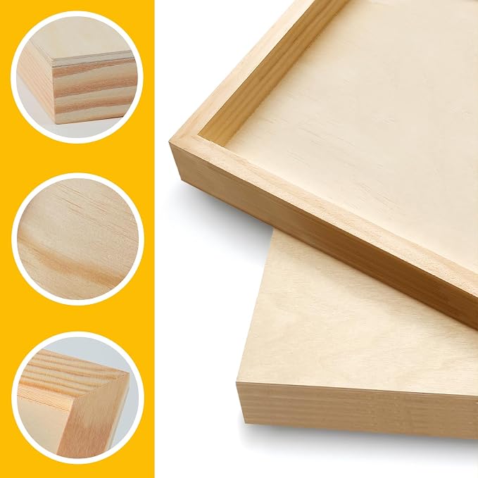 Falling in Art 2 Pack 11x14'' Unfinished Gallery Birch Wood Canvas Panels | 1 - Image 5
