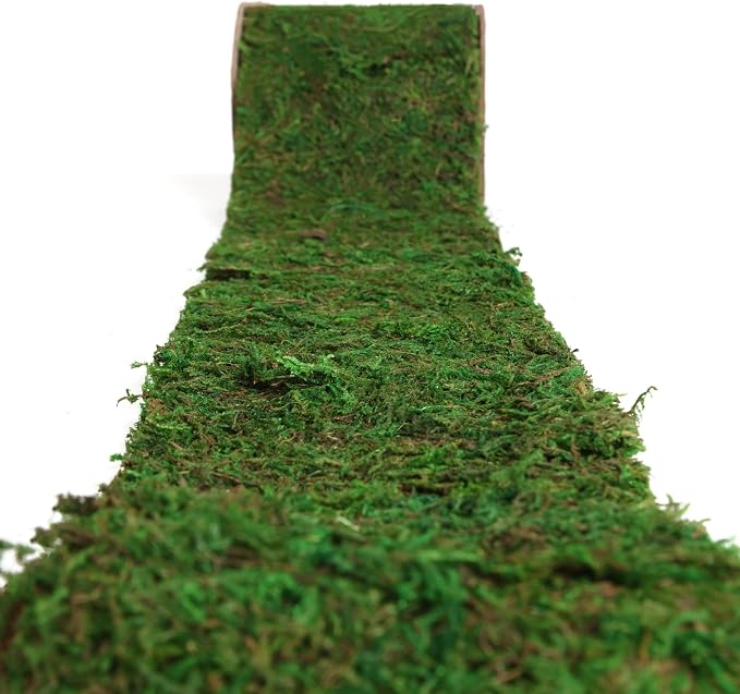 USMOLA Moss Roll, Dried Moss for Crafts, Moss Table Runner for Fairy Gardens - Image 5