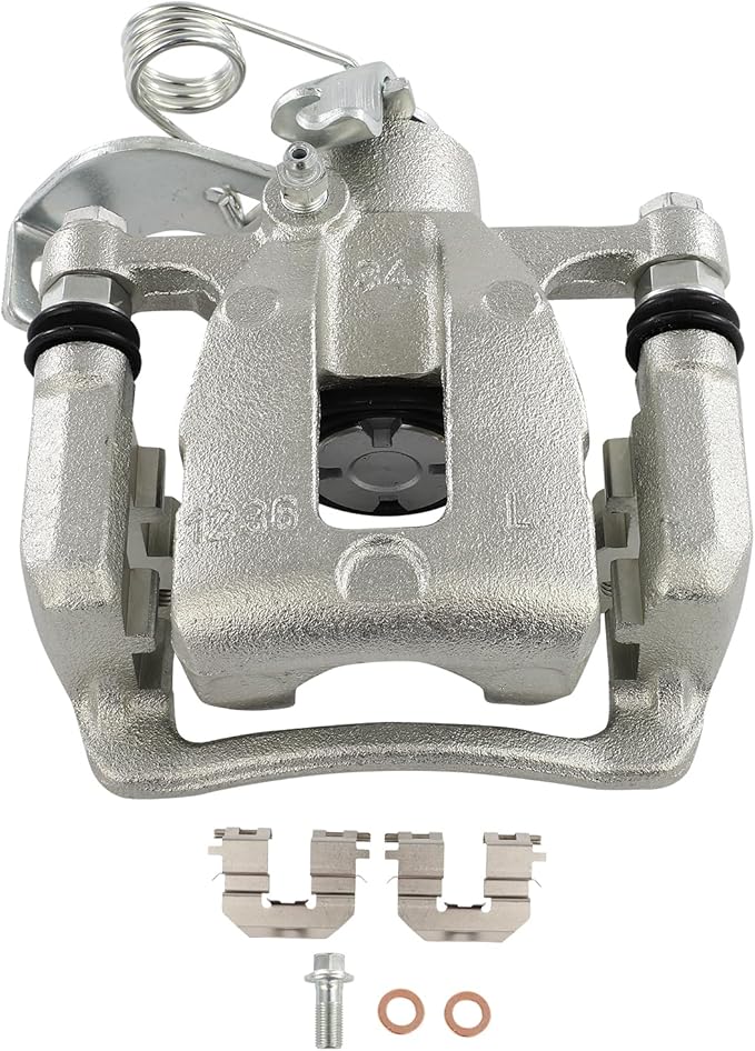 cciyu Rear Left Brake Caliper Assembly w/Bracket 19B6793 2012 2013 2014 For Dodge For Attitude,2012 2013 2014 2015 2016 2017 For Hyundai For Accent