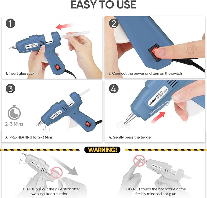ROMECH 20W Mini Hot Glue Gun - Image 5