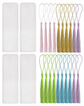 Bookmark Mold with Tassels 4Pcs Rectangle Silicone Jewelry Making Mould with by PPhtony