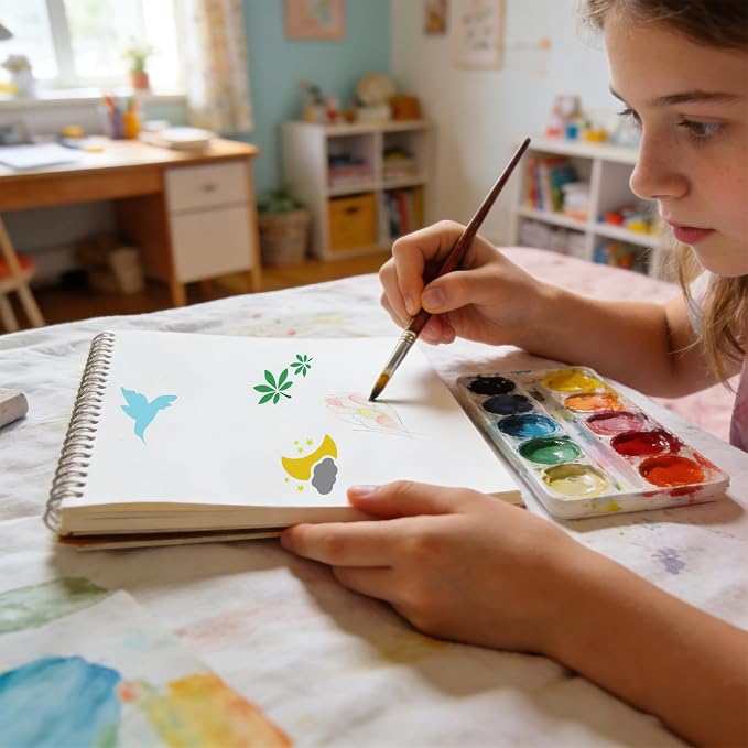 72 Pcs Butterfly Flower Stencils - Image 2