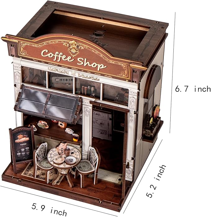 Book Nook Kit - DIY Miniature House Kit - Image 2