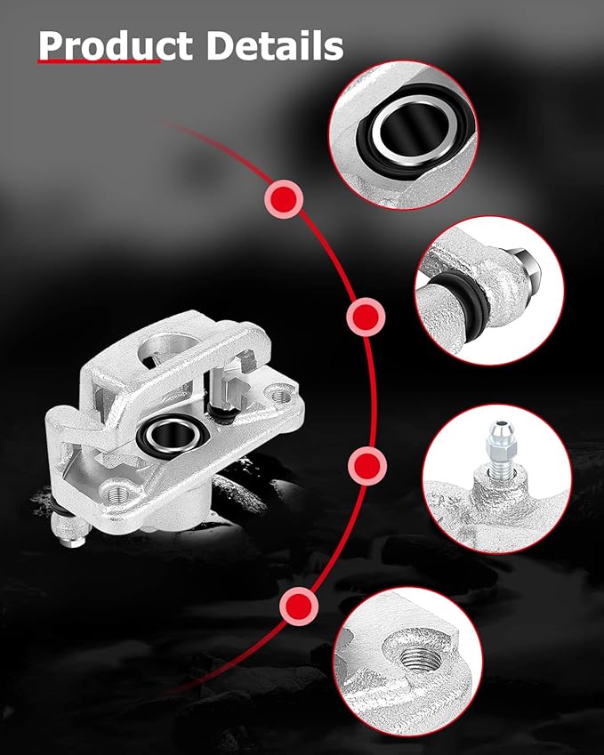 cciyu 19-B2781A Rear Right Brake Caliper Assembly w/Bracket For Nissan For Altima 2.5L 2007-2012,For Nissan For Altima 3.5L 2007-2012,For Nissan For Maxima 3.5L 2007-2008