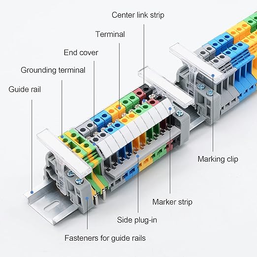 Terminal Block, Rail Type Voltage Terminal, Rail Combined Terminal Block
